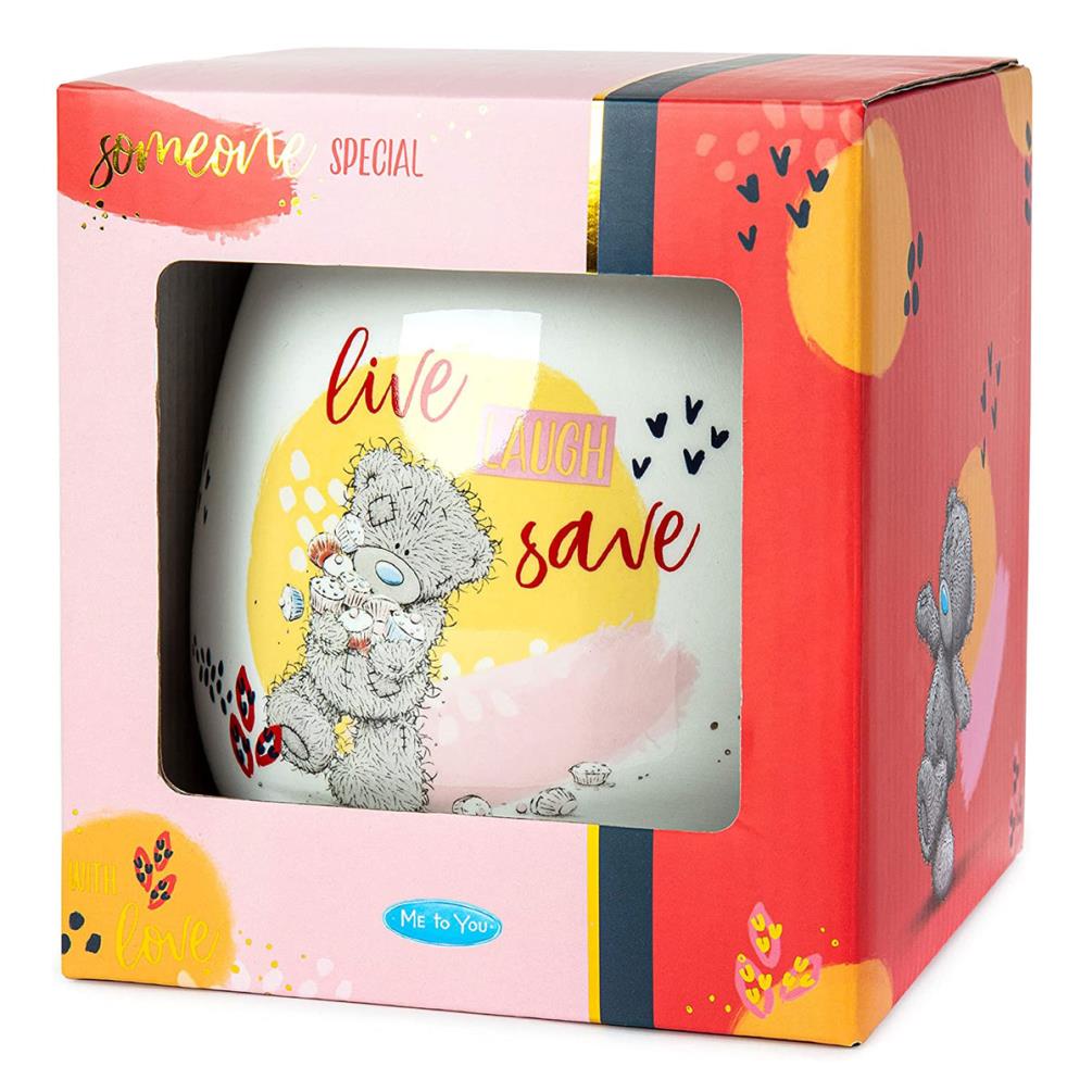 Live Laugh Save Me to You Bear Money Jar Extra Image 1